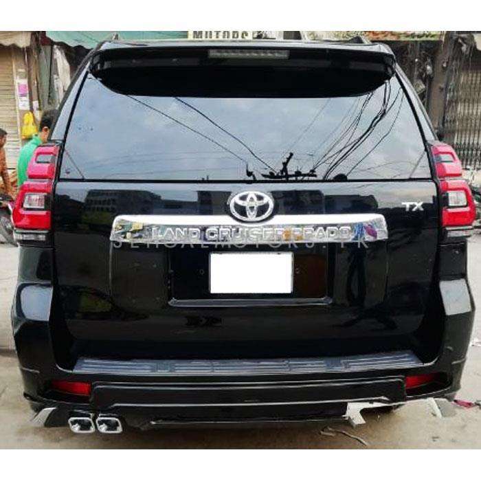 Toyota Prado Back Body Kit Modellista Black 1 Pc - Model 2018-2021