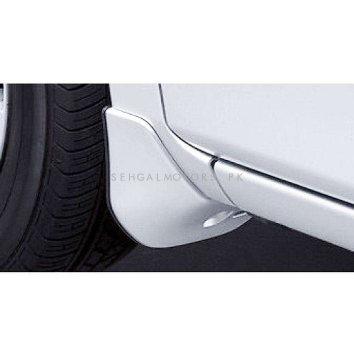 Toyota Corolla NB Mud Flaps 4 Pcs White - Model - 2002-2008