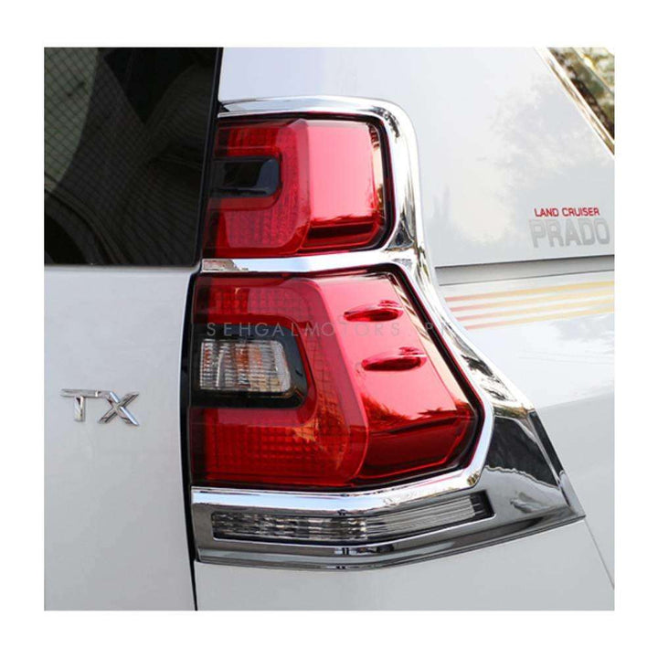 Toyota Prado Back lights Chrome Cover 2pc - Model 2009-2021