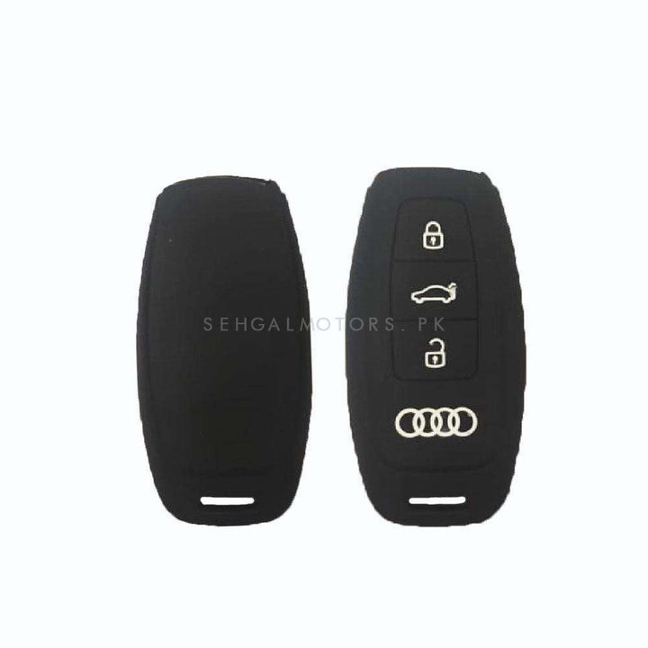 Audi PVC Silicone Protection Key Cover 3 Button