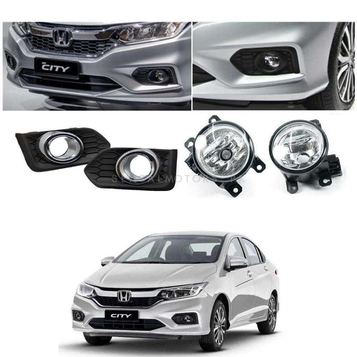 Honda City Dlaa Foglamps With Chrome - Model 2021-2022 - HD847E