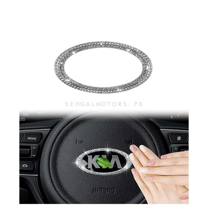 KIA Steering Logo Diamond Style