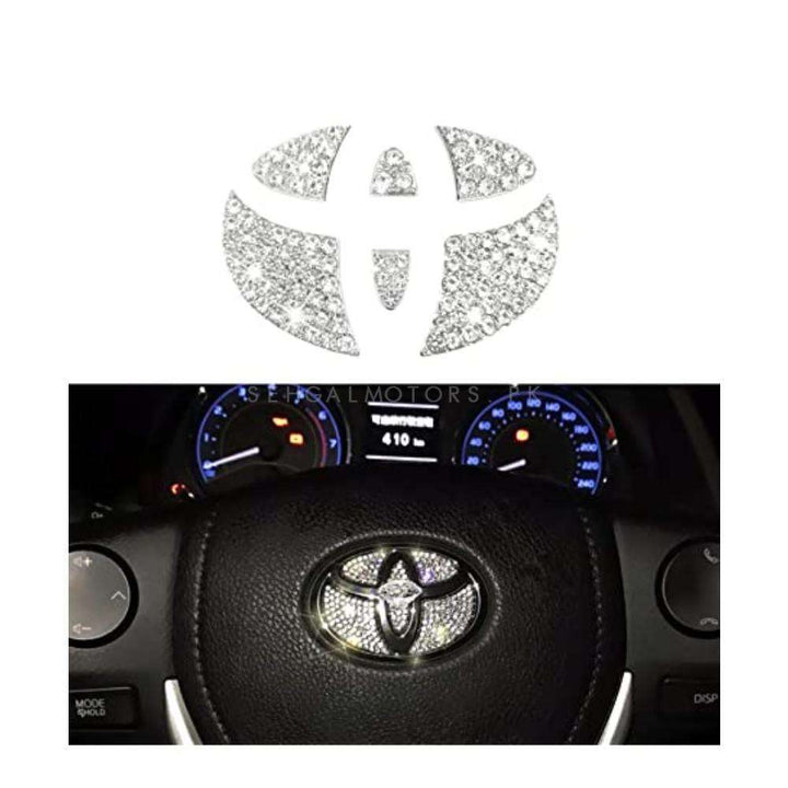 Toyota Steering Logo Diamond Style