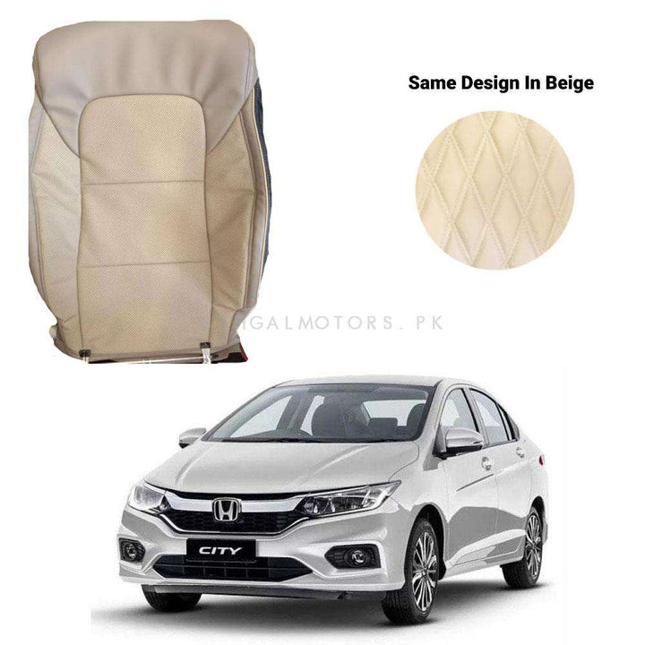 Honda City Breathable Seat Covers Beige - Model 2021-2022
