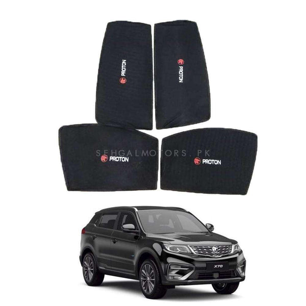 Proton X70 Foldable & Flexible Side Sunshade with Logo - Model 2020-2024