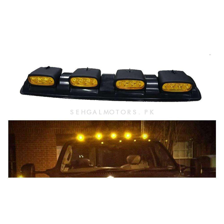 Jeep Heavy Duty Roof Light 4 in 1 LED - Yellow