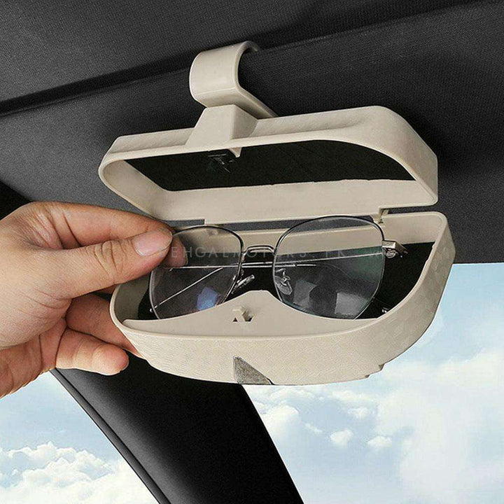 Car Sunshade / Sun Shade Sunglasses Holder Storage Box- Multi