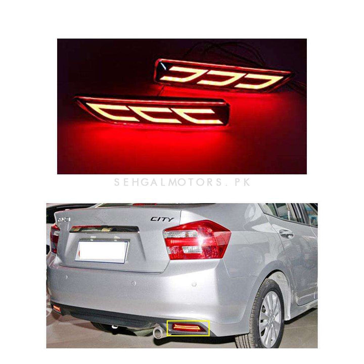 Honda City / BRV Back Bumper Third Brake Lamp Lamborghini Style - Model 2015-2020