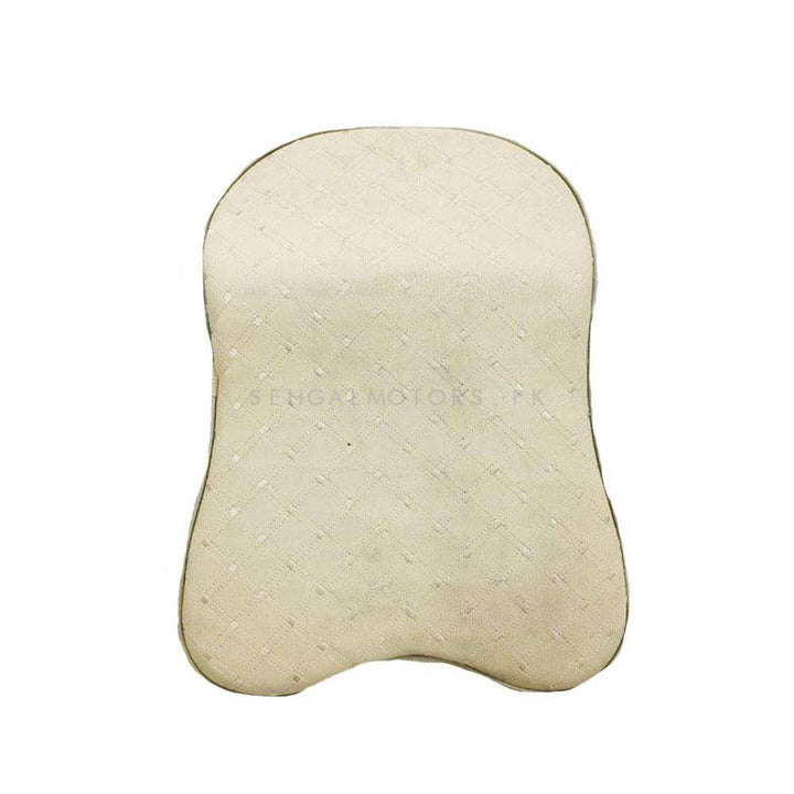 Universal Imported Leather Style Backrest Cushion 7D Diamond Style - Beige