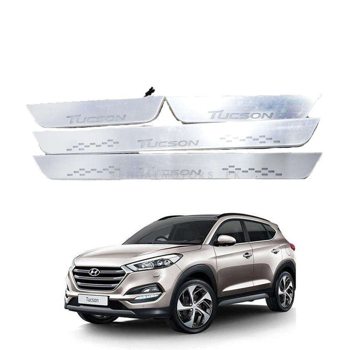 Hyundai Tucson Led Sill Plates / Skuff LED Panels - Model 2020-2024