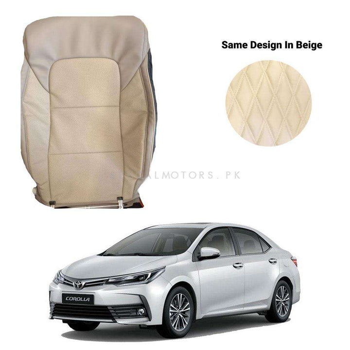 Toyota Corolla Breathable Seat Covers Beige - Model 2014-2021