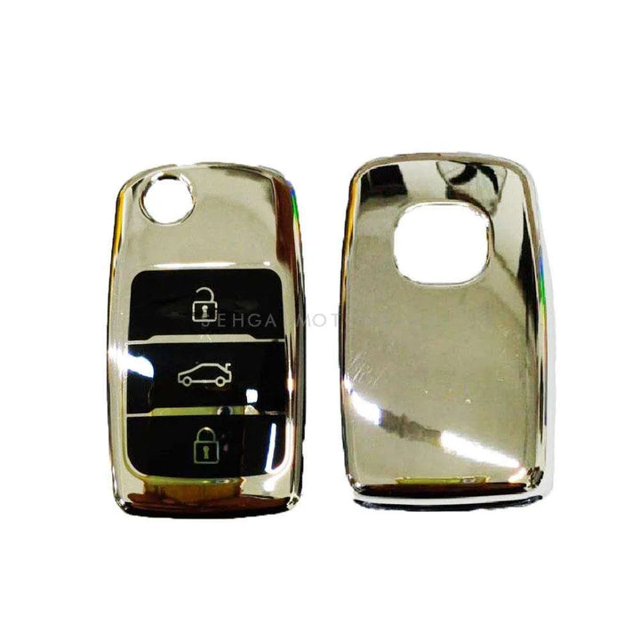 Changan Alsvin TPU Plastic Protection Key Cover Silver - Model 2021-2024