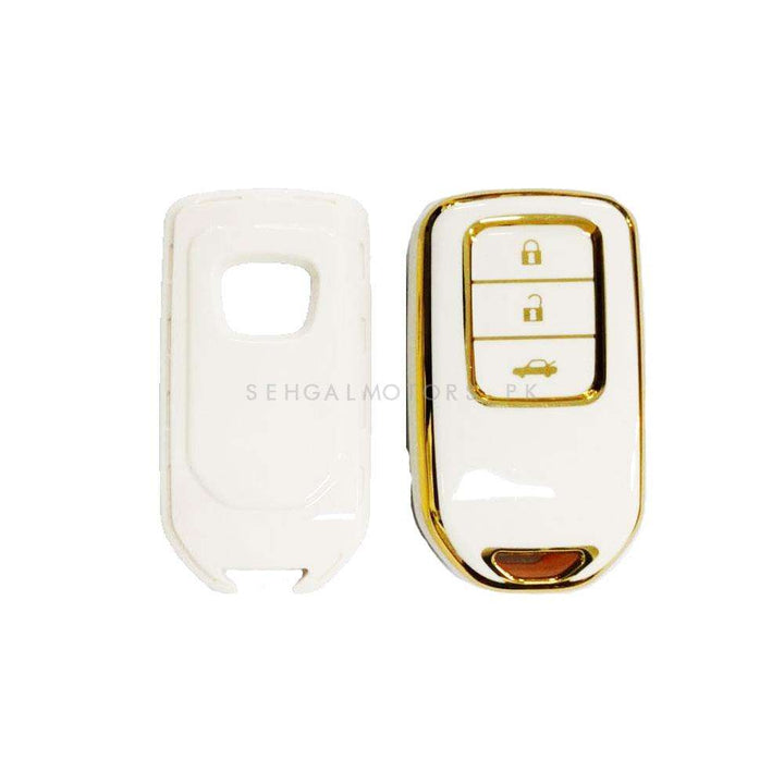 Honda Civic TPU Plastic Protection Key Cover White