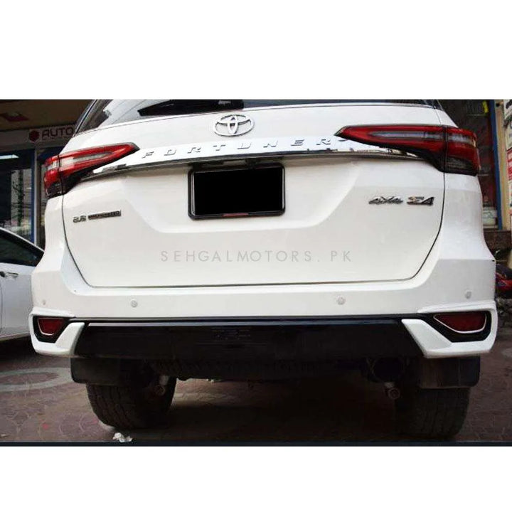 Toyota Fortuner TRD Lower Extension Body Kit 2 Pcs White - Model 2021-2022