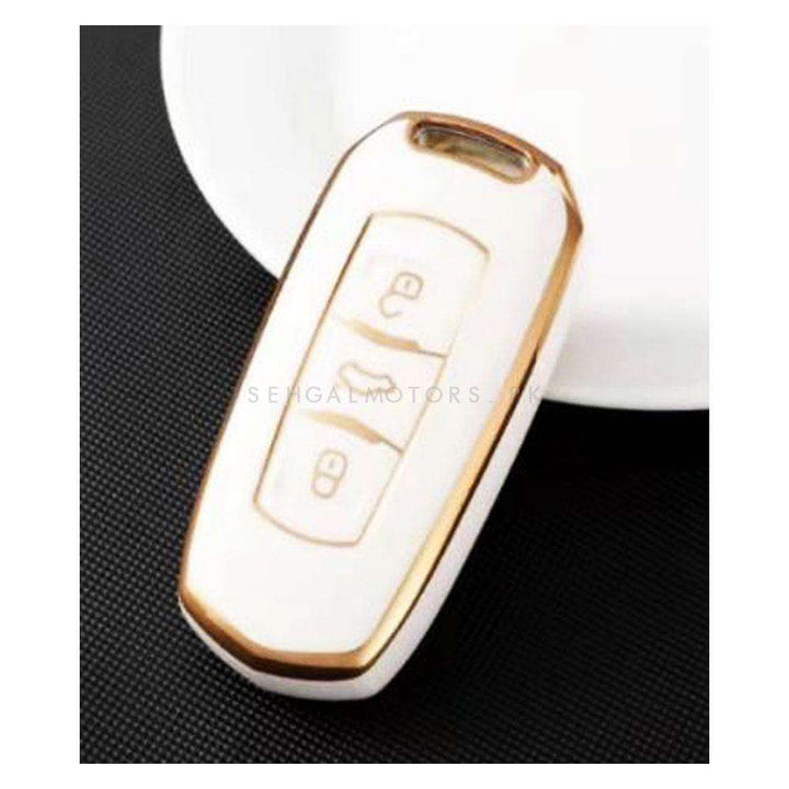 Proton X70 TPU Plastic Protection Key Cover White - Model 2021-2024