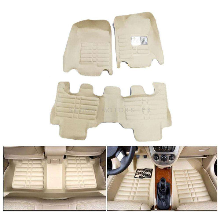 Toyota Prado 5D Floor Mat Beige 3 PC - Model 2009-2021