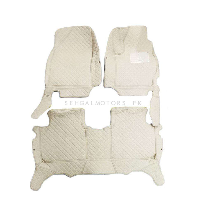 Toyota Corolla 7D Floor Mats Beige 3 Pcs - Model 2008-2012