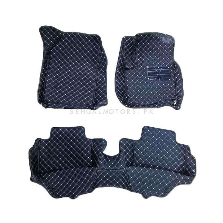 Suzuki Vitara 7D Floor Mats - Black - 3 Pcs - Model 2016-2025