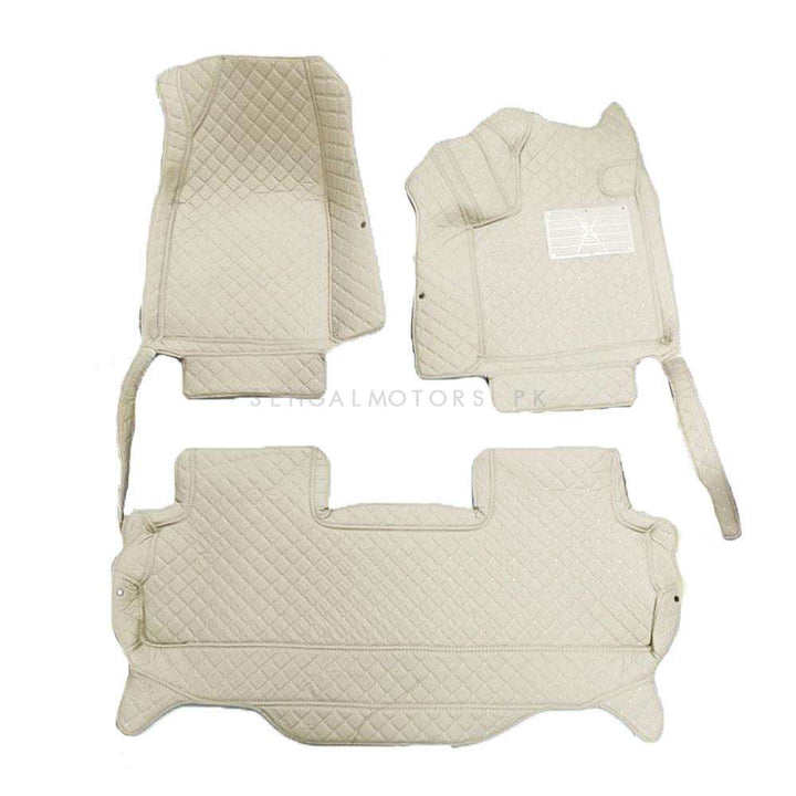 Haval H6 7D Floor Mats Beige 3 Pcs - Model 2021-2024