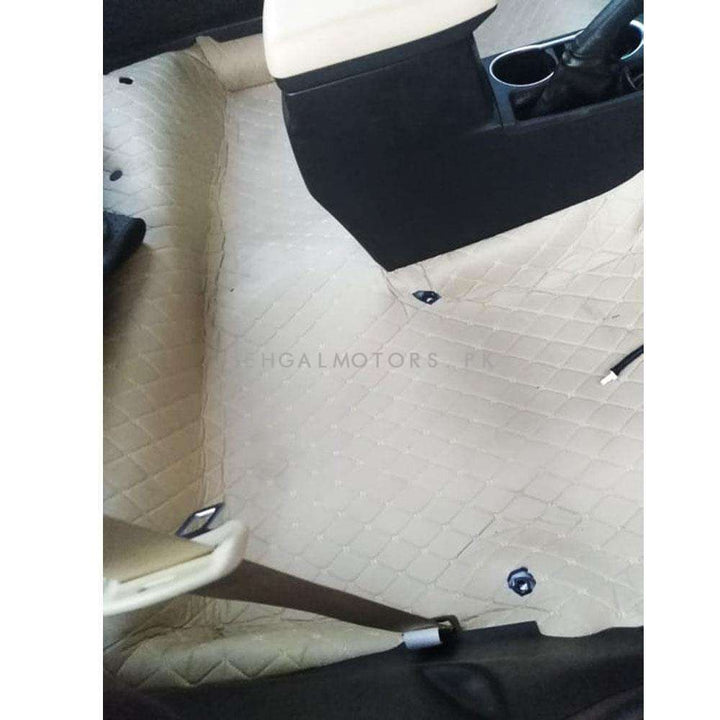 7D Beige Beige Floor Matting For Crossover Cars 10FT