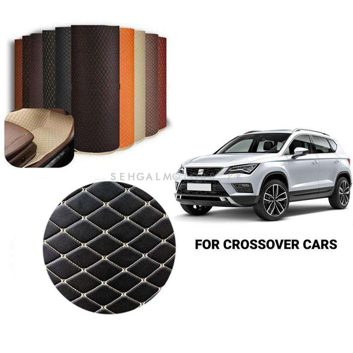 7D Black Beige Floor Matting For Crossover Cars 10FT