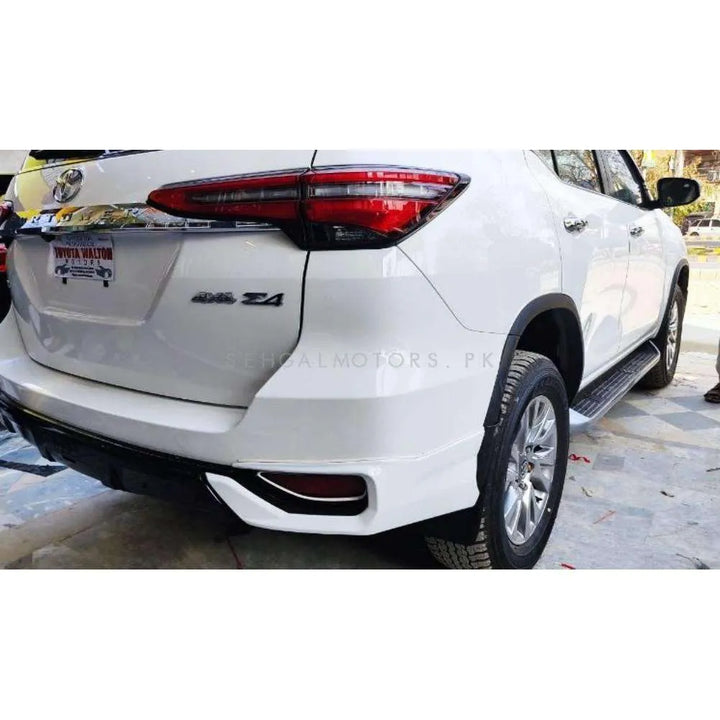 Toyota Fortuner TRD Lower Extension Body Kit 2 Pcs White - Model 2021-2022