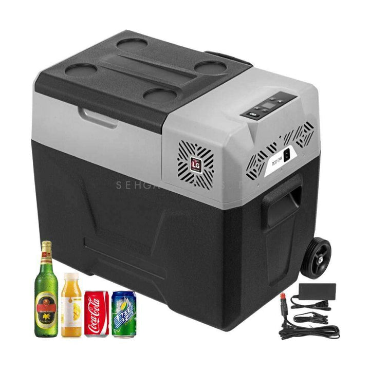 Car 30L Portable Fridge Cool Box Grey