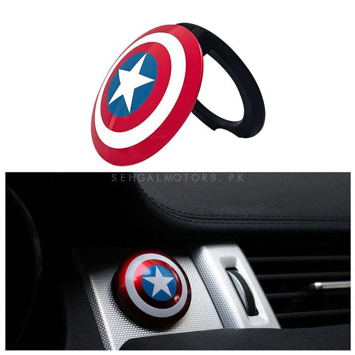 Captain America Car Engine Push Start Stop Button