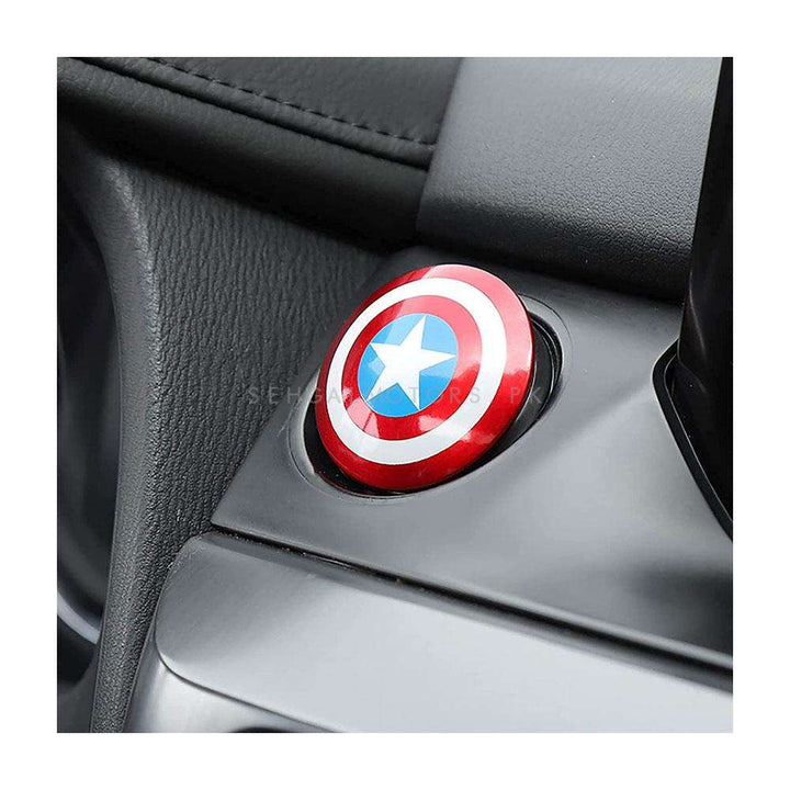 Captain America Car Engine Push Start Stop Button