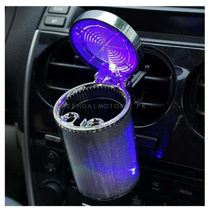 Universal Car Portable Ashtray LED Multi Color