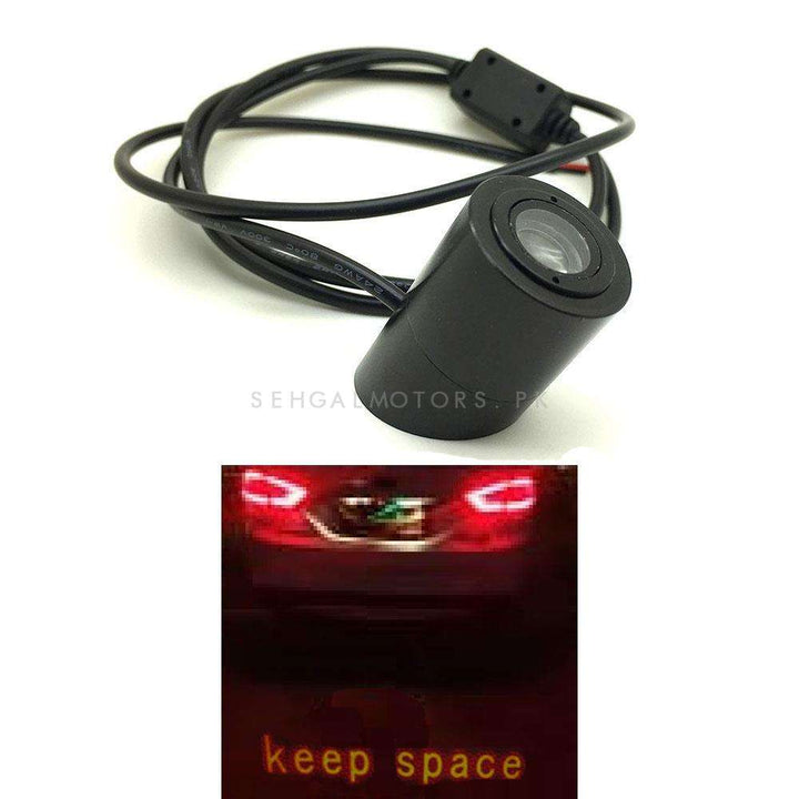 Keep Space Back Laser Light Shadow Logo