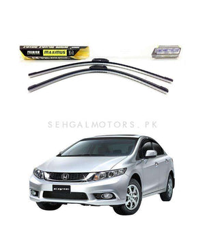 Honda Civic Maximus Premium Silicone Wiper Blades 2012 - 2016