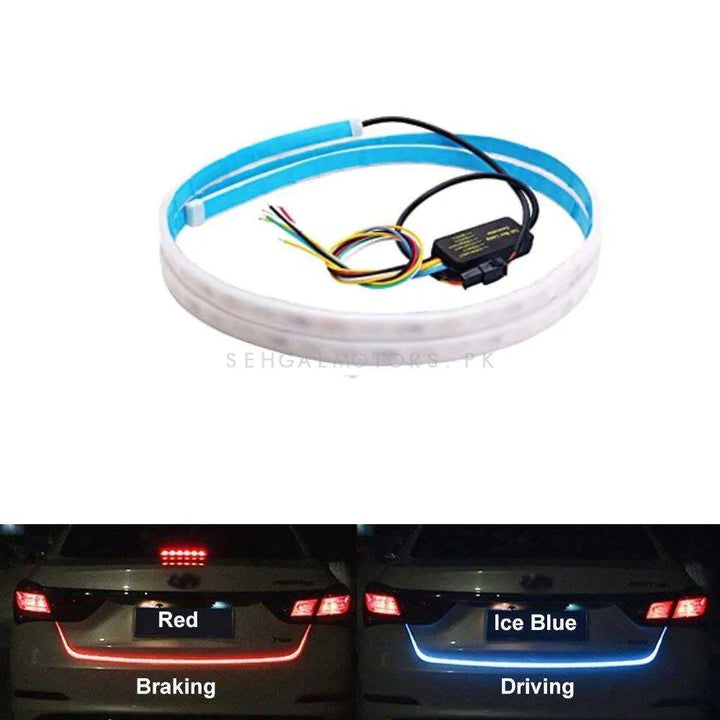 Universal Rear Trunk Flexible Flasher Police Strip Light