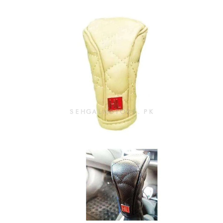 HL Gear Knob Cover For Manual Transmission - Beige