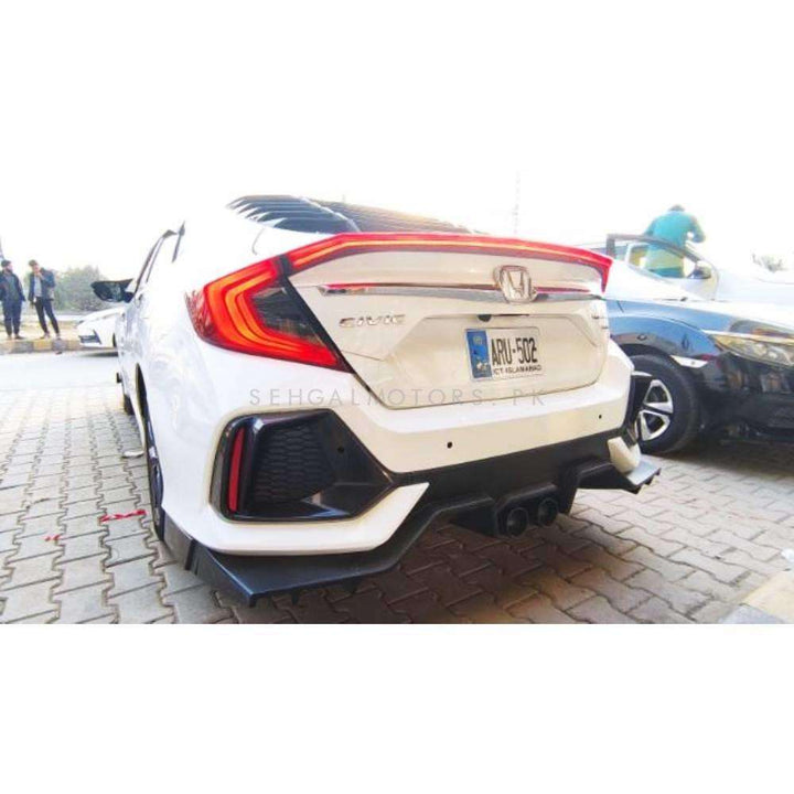 Honda Civic Body Kit Surrounded Style 2 PC - Model 2016-2021