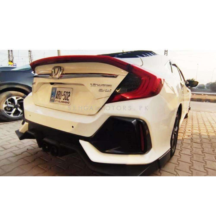 Honda Civic Body Kit Surrounded Style 2 PC - Model 2016-2021