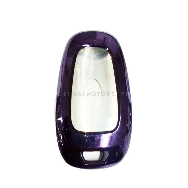 Hyundai Sonata Silicone Protection Key Cover Purple - Model 2021-2024