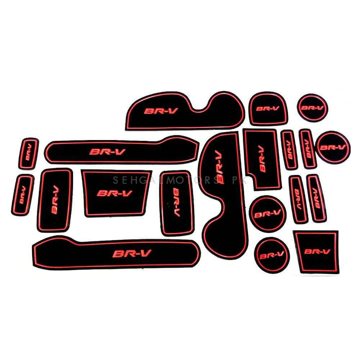 Honda BRV PVC Interior Mats Red