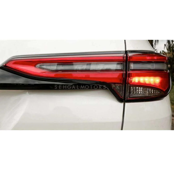 Toyota Fortuner Legender Sequential Back Lamps Light Red Pair - Model 2016-2021