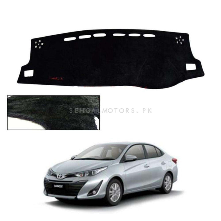 Toyota Yaris Dashboard Carpet Velvet Black - Model 2020-2021