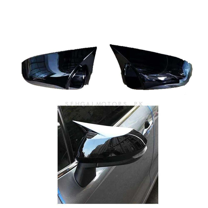 Toyota Corolla Side Mirror Covers Batman Style Black Model - 2017-2022