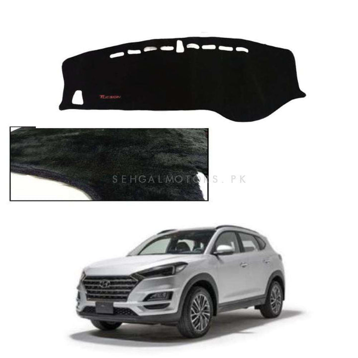 Hyundai Tucson Dashboard Carpet Velvet Black - Model 2020-2024