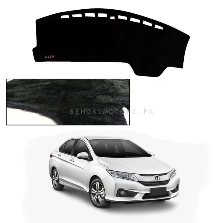 Honda City Dashboard Carpet Velvet Black - Model 2021-2022