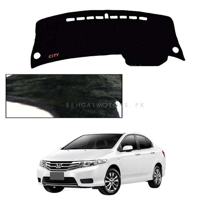 Honda City Dashboard Carpet Velvet Black - Model 2008-2021