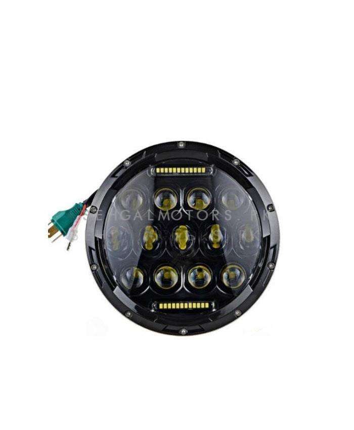 Jeep Smoke Headlights / Head Lamps with Builtin Projectors - Each