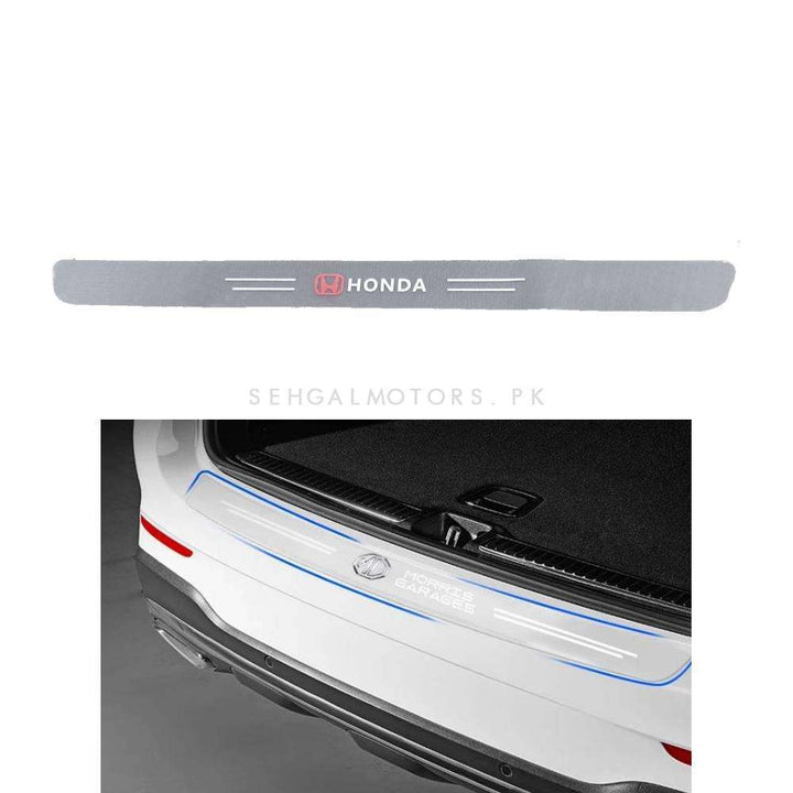 Honda Logo Back Bumper Protector Transparent