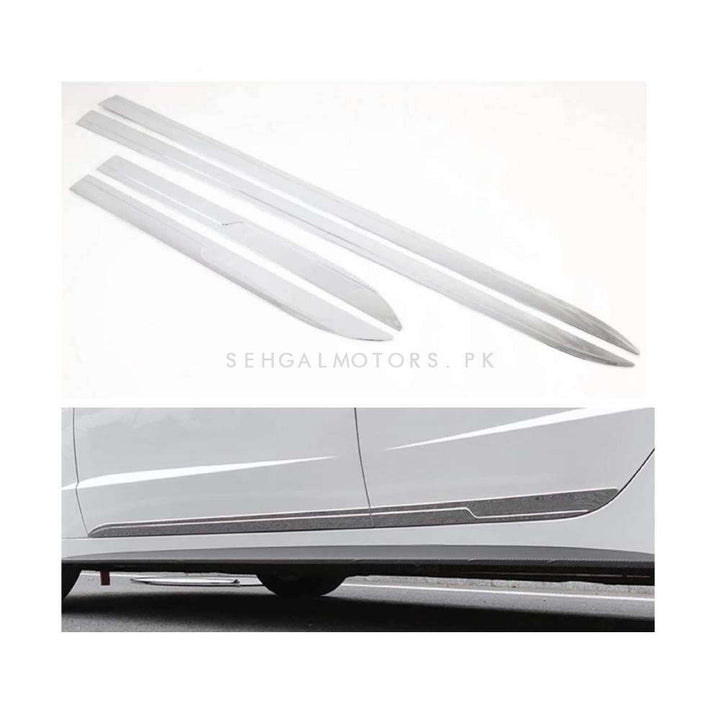 Hyundai Sonata Door Moulding Chrome - Model 2021-2024