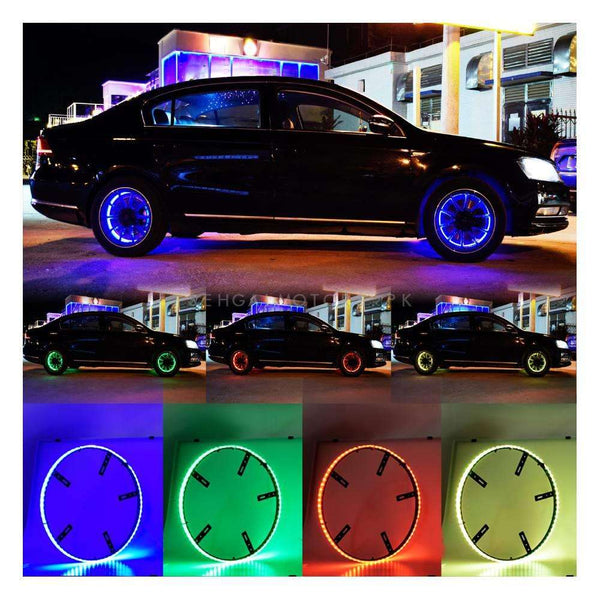 LED Wheel Ring Lights APP Controlled