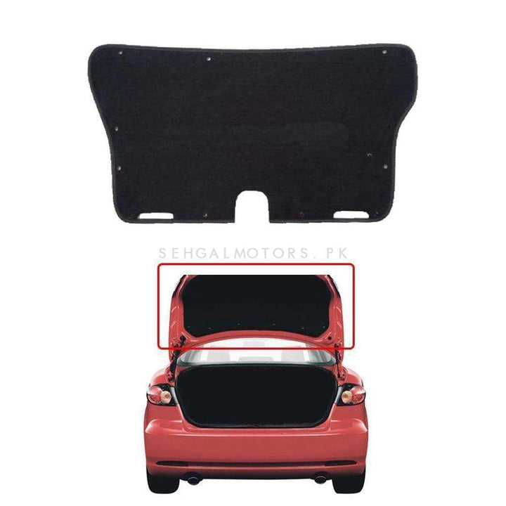 Honda City 2D Black Trunk Liner Cover - Model 2008-2021