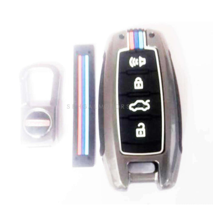 Haval Jolion / H6  Key Cover With Metal Shell 4 Button - Model 2021-2024